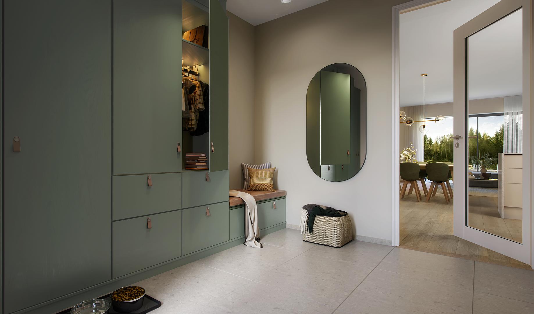 Entre korrekt takhøyde